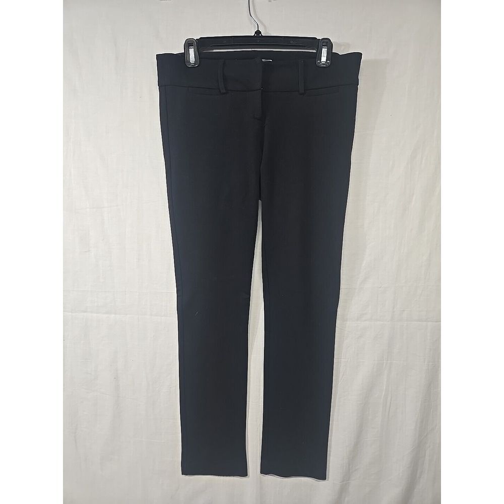 Diane Von Furstenberg Genova Women's Flat Front Dress Pants Black Size 4